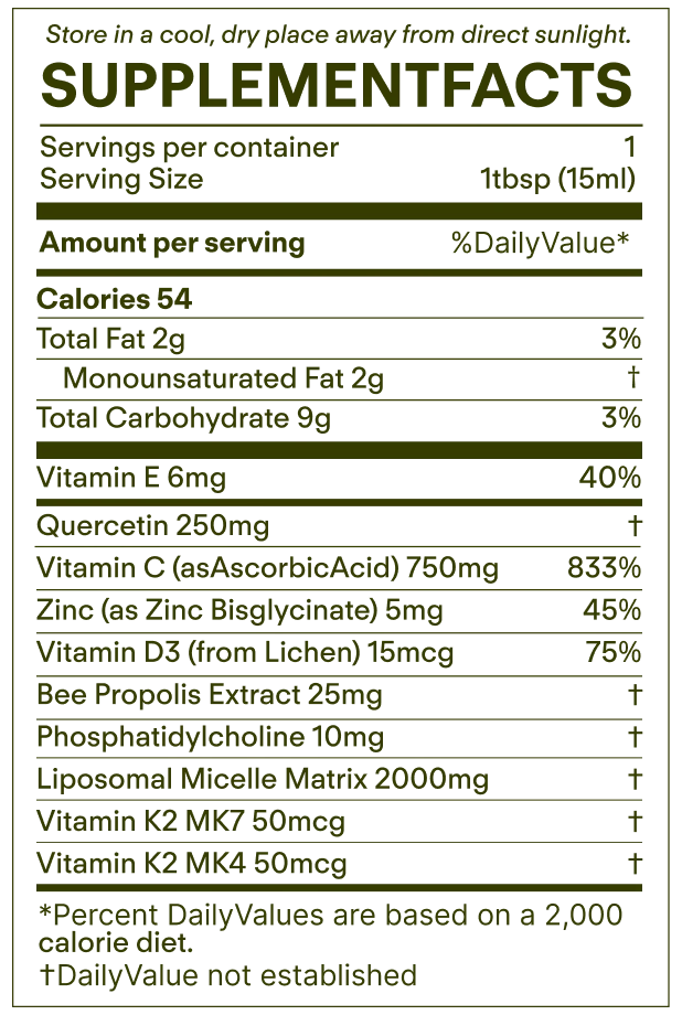 Daily Defense Supplement - Organic Avocado Oil Infused - Energizes and Nourishes From Within.
