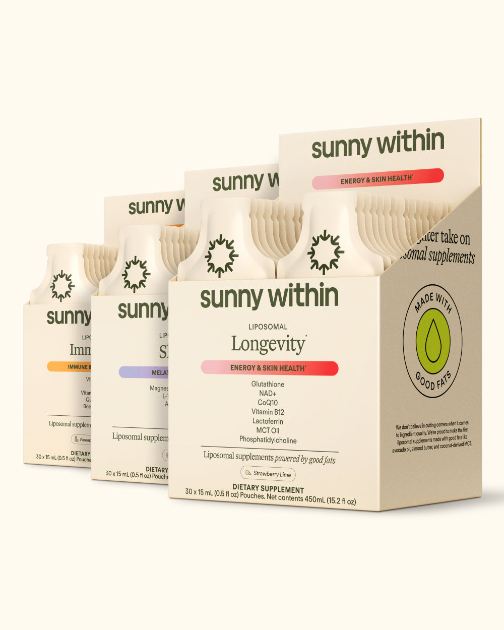 Glow On Bundle With Longevity Strawberry - Welcome Offer