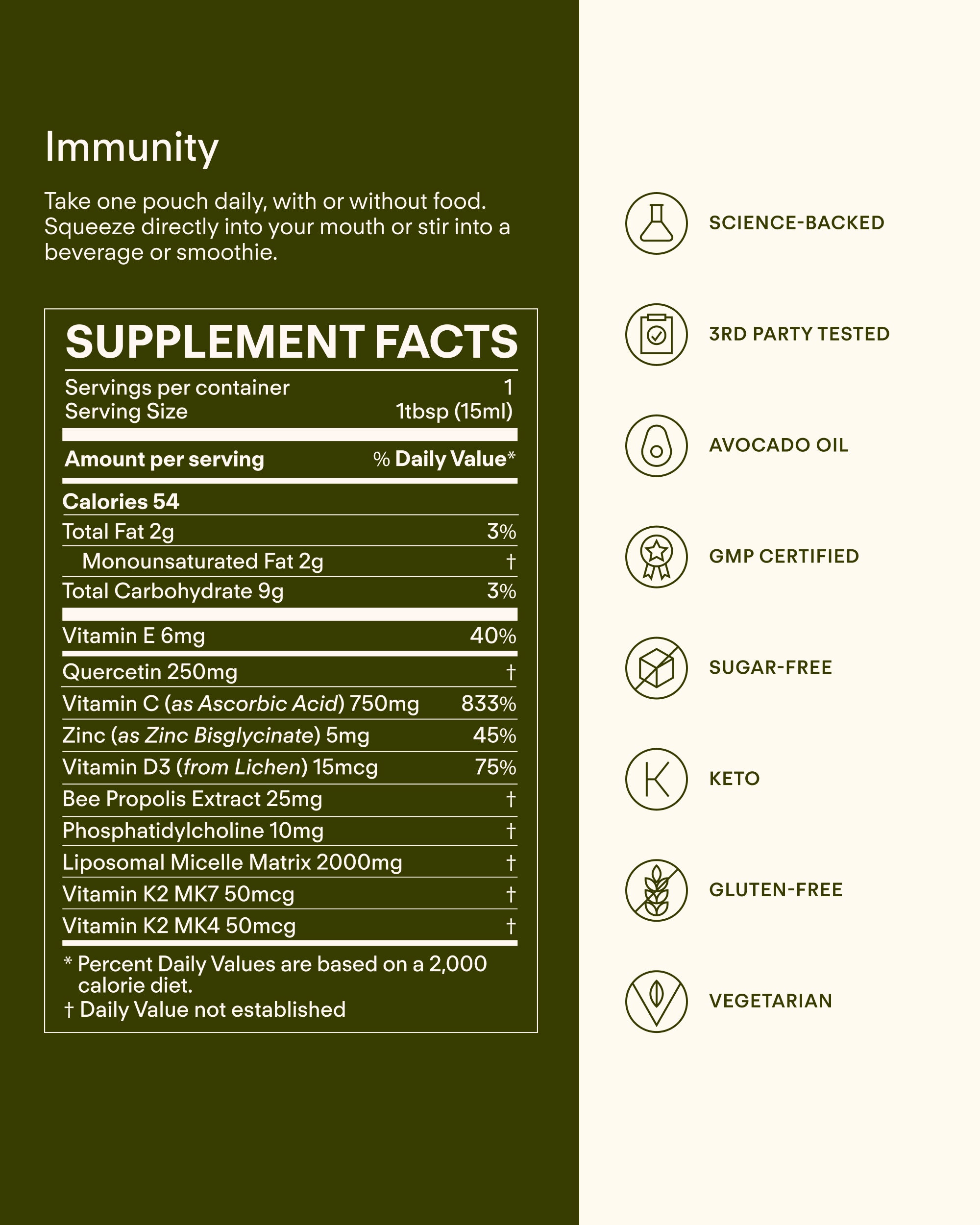 PDP Glow 7 - Radiant liposomal supplement in liquid form - Energizes and nourishes for a golden glow.