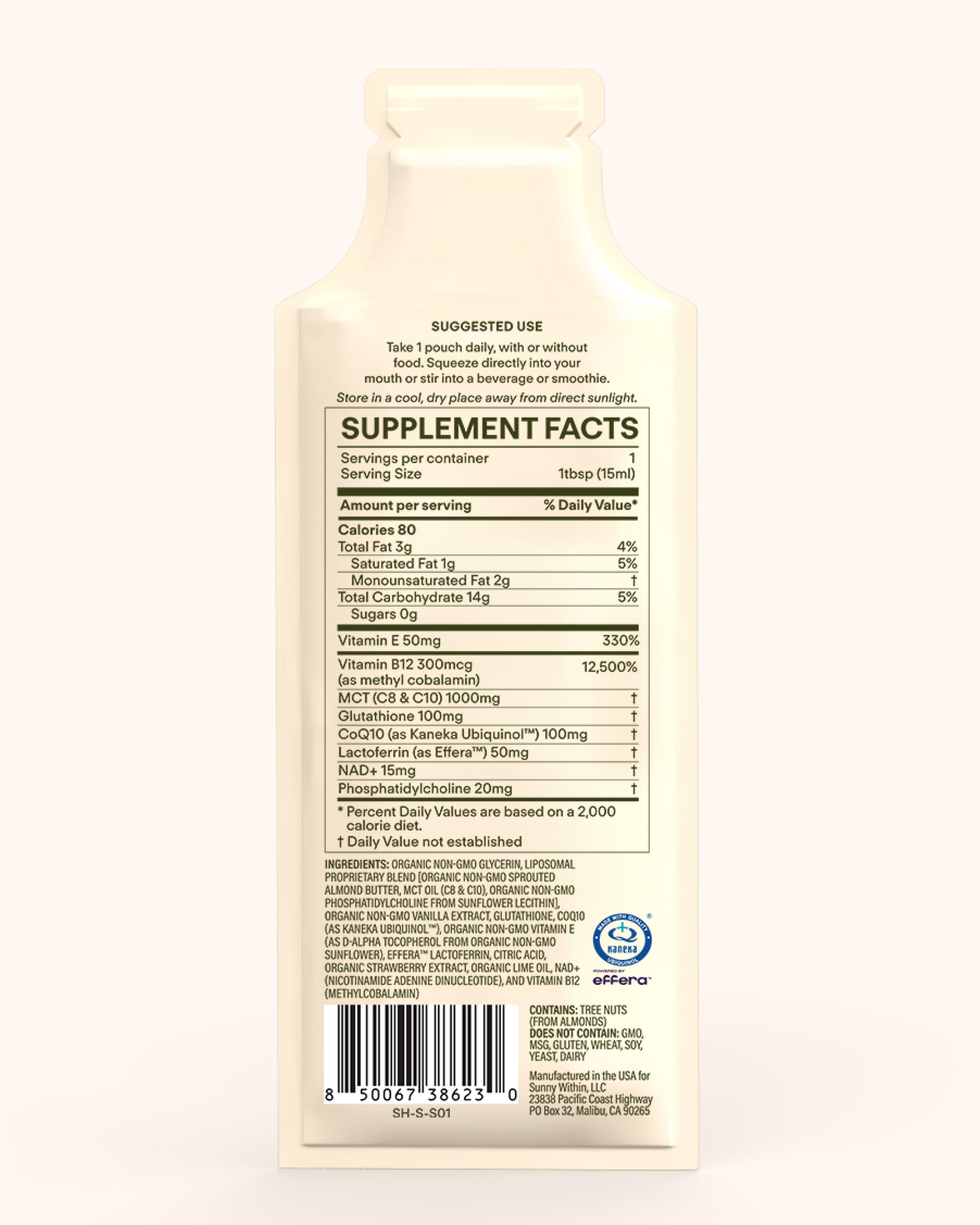 PDP Longevity Strawberry supplement - organic avocado oil powered liquid in a bottle - nourishes and energizes for radiant….