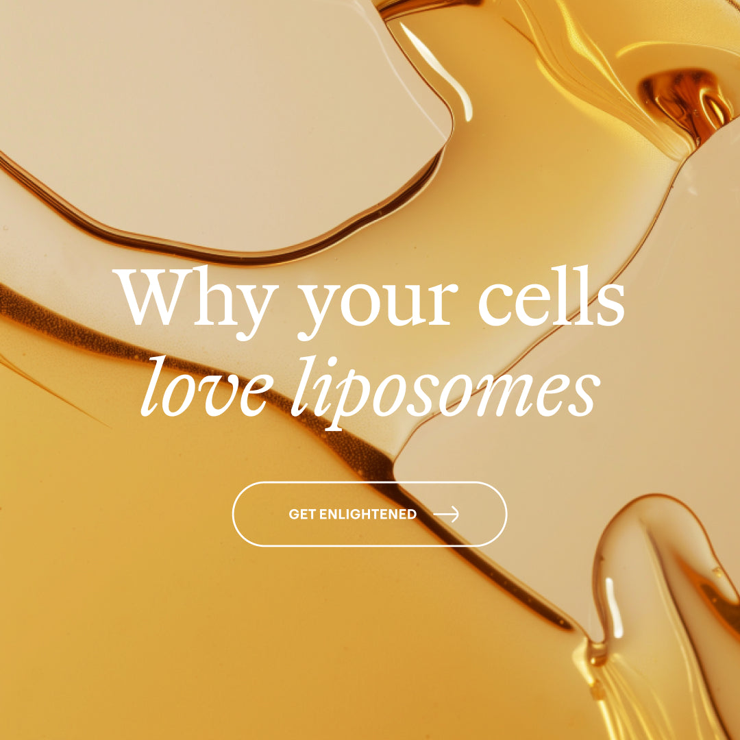 Sunny Within liposomal supplement - Radiant orange graphics - Energizes and nourishes for a golden glow.