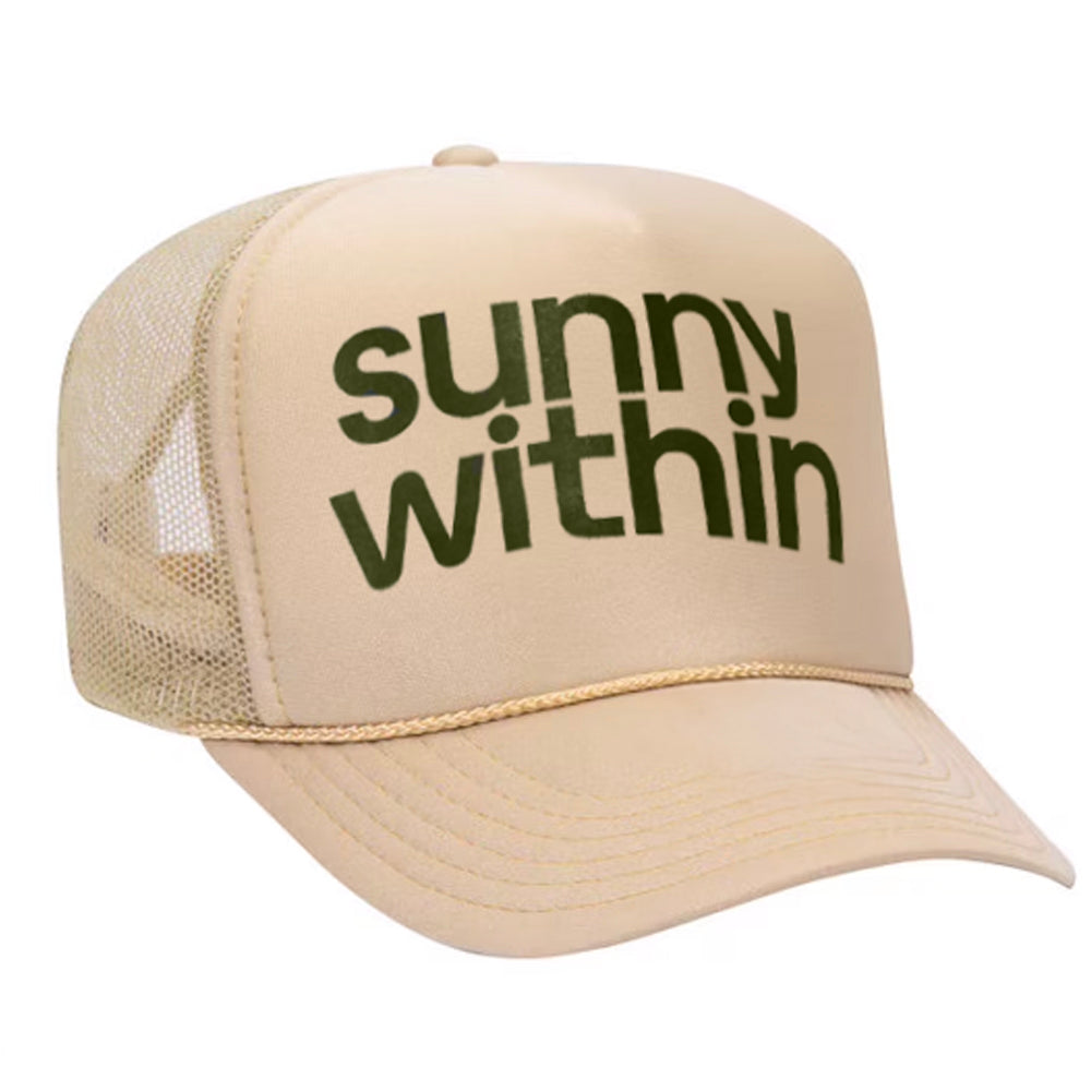 Sunny Within cricket cap - stylish headwear - energize your sunny, radiant look.