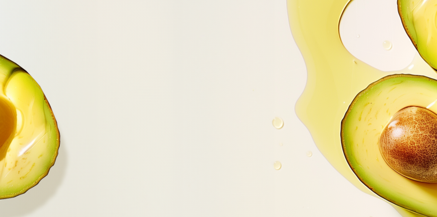 Theresa - Overhead shot of ripe, sliced avocado - Nourishes and energizes your cells.