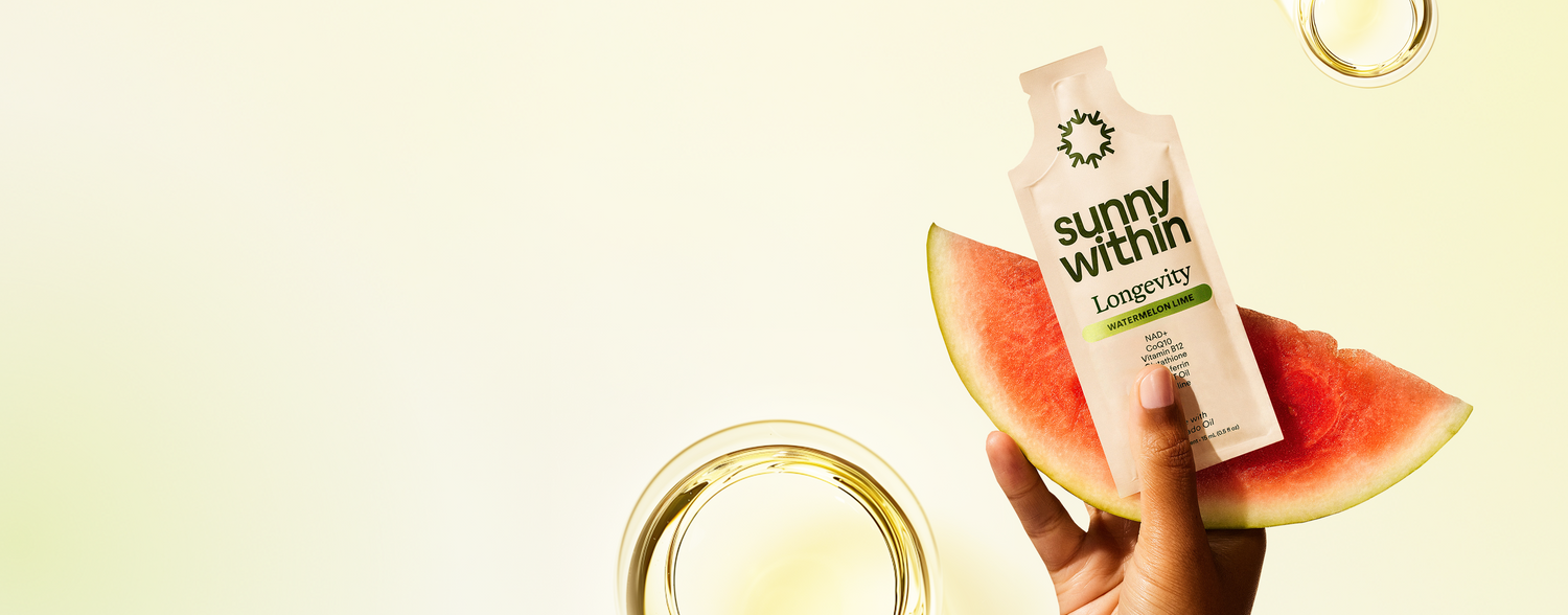 Person holding Sunny Within Product