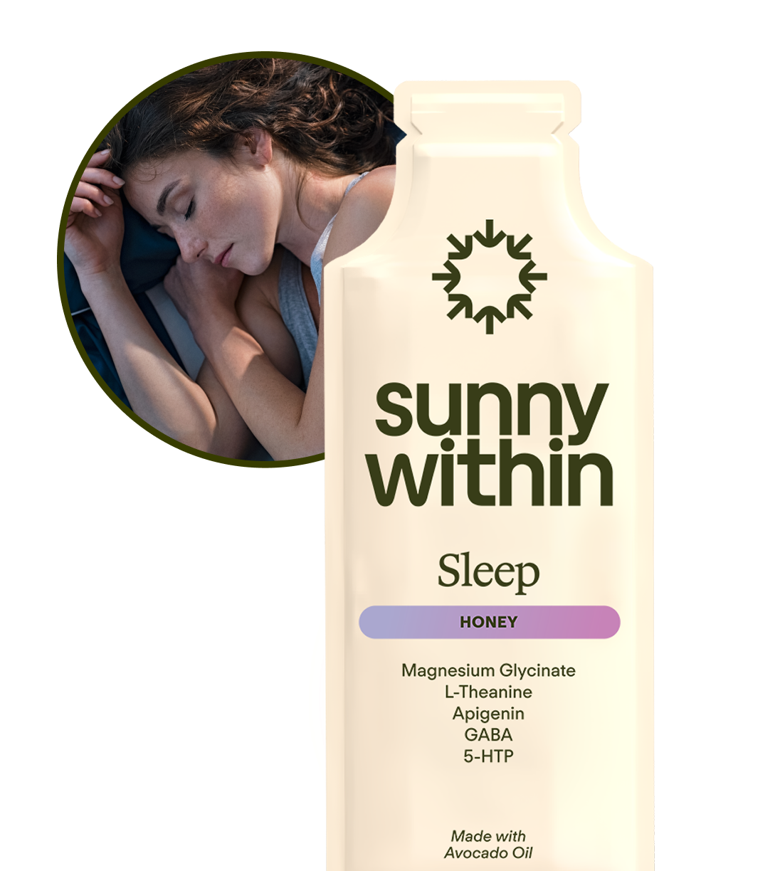 Sunny Within LS 3 liposomal supplement bottle - Fuels cellular energy and nourishes radiant skin.