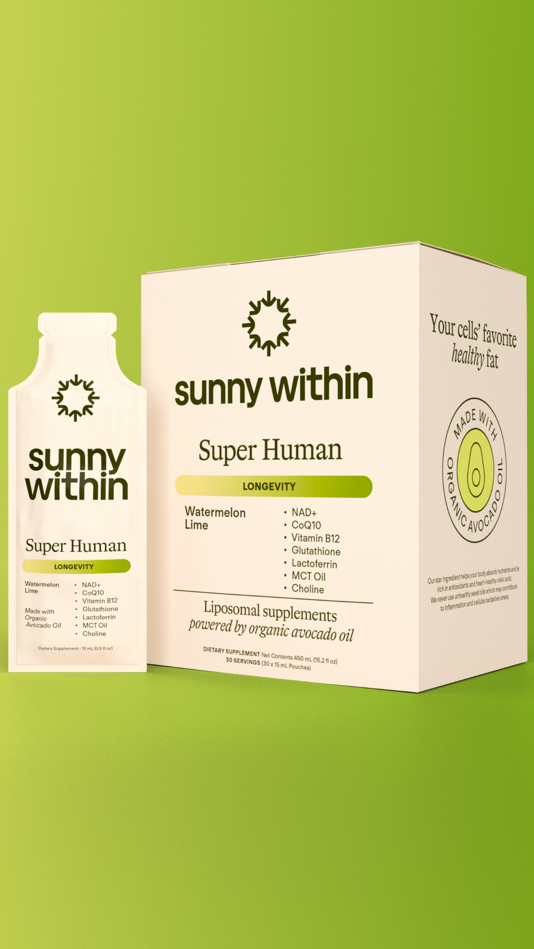 Liposomal NAD+ Sunny Within