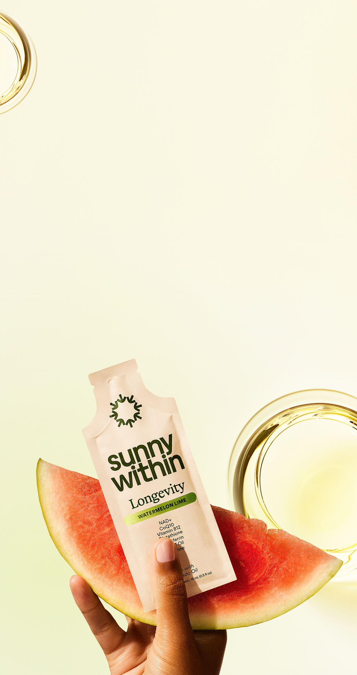 Longevity liposomal supplement - Organic avocado oil infused liquid in a bottle - Nourishes and energizes cells.