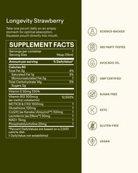 Glow On Bundle With Longevity Strawberry - Welcome Offer