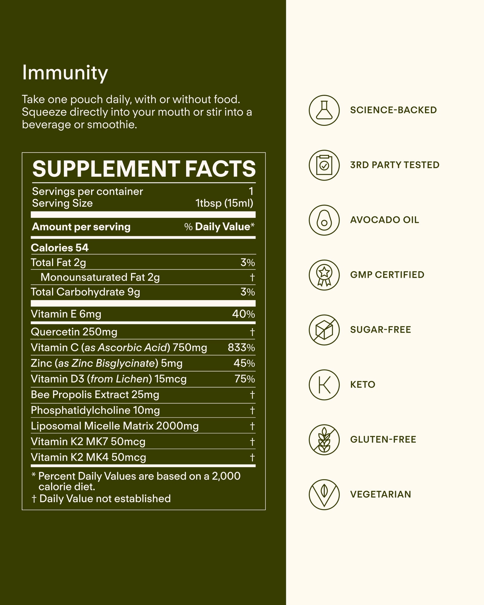 PDP Glow 7 - Radiant liposomal supplement in liquid form - Energizes and nourishes for a golden glow.