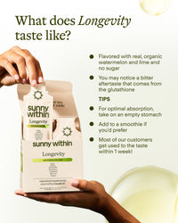 Sunny Within PDP Glow 8 liposomal supplement - Energizing avocado oil blend for radiant skin and vitality.