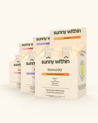 Sunny Within PDP Glow Strawberry supplement - Organic avocado oil powered nourishment for radiant skin.