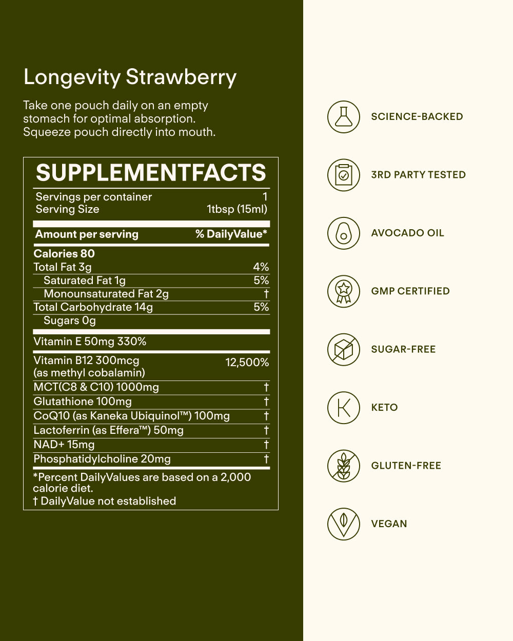 Glow Strawberry Liposomal Supplement - Organic Avocado Oil Infused - Energizes and Nourishes Skin.