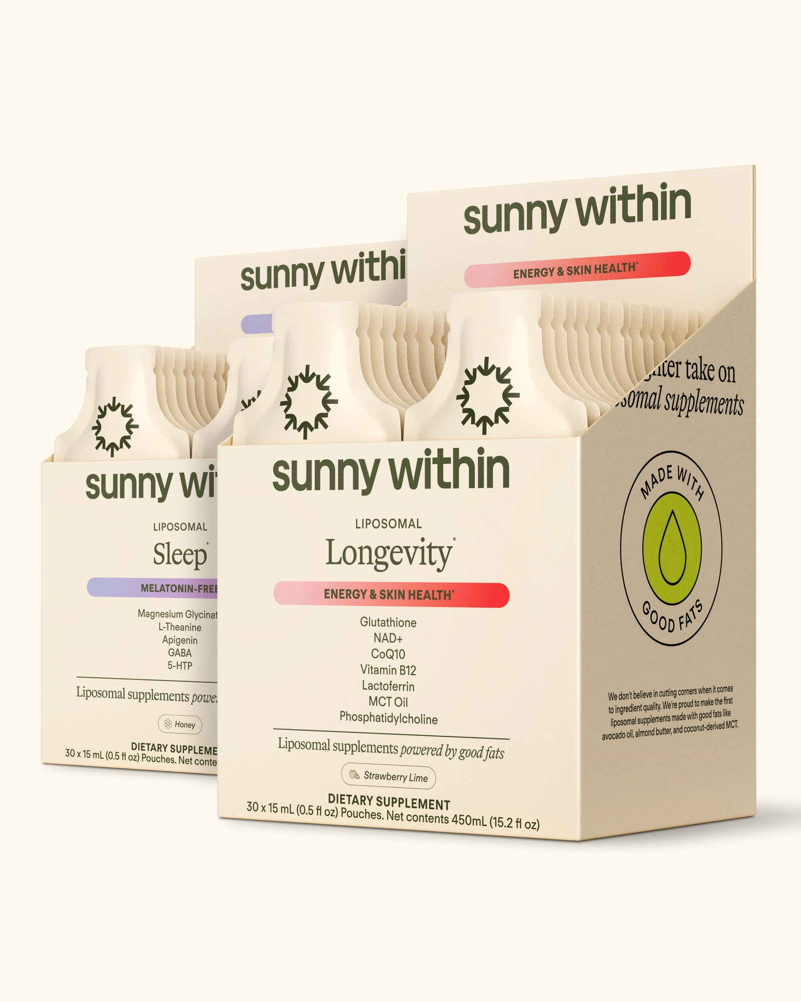 Longevity Strawberry + Sleep Bundle – Sunny Within