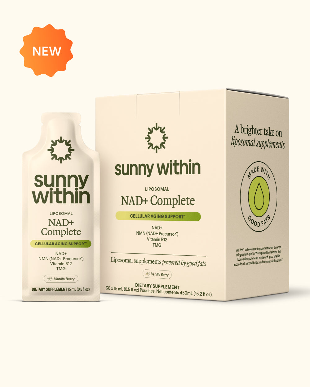 NAD+ Complete: Liposomal NAD+ & NMN Supplement